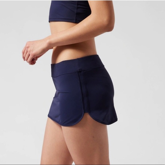 EUC Athleta Tidal Swim Skirt in Navy - Picture 3 of 9